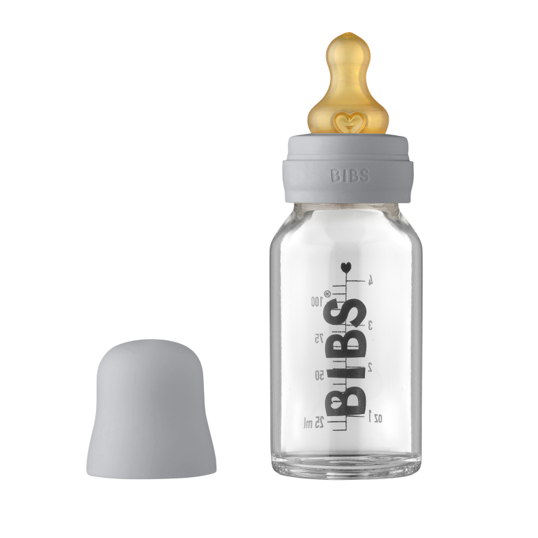 Baby Glass Bottle Set Latex 110 ml