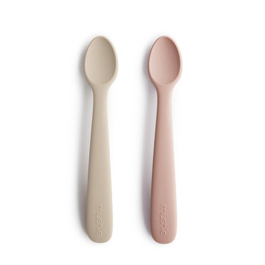 Cuillères d'alimentation en silicone – paquet de 2