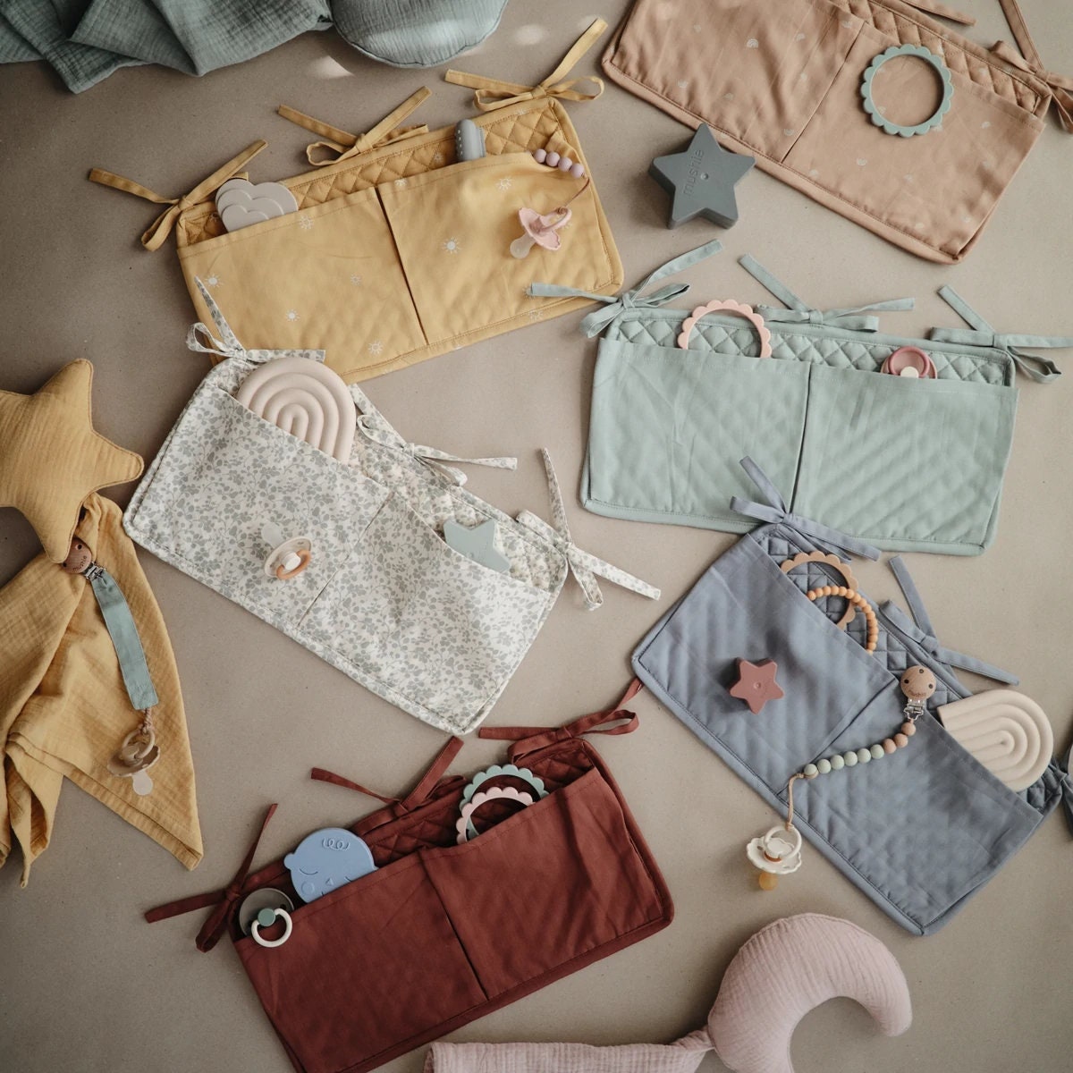 Crib Storage Pocket Organizer