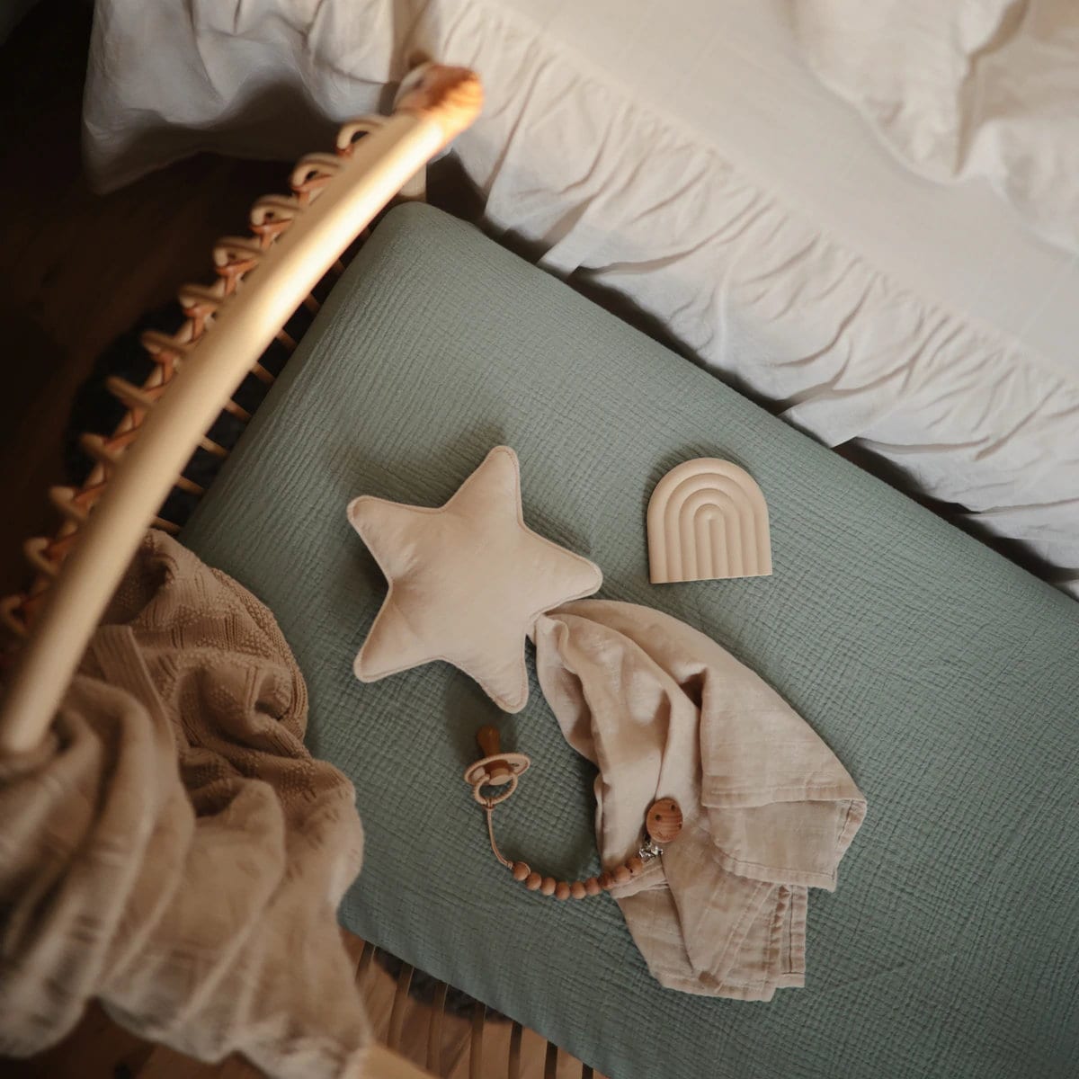 Muslin Lovey Cuddle Blanket