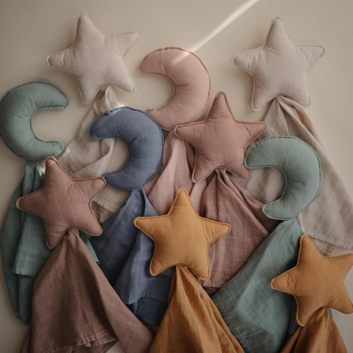 Muslin Lovey Cuddle Blanket