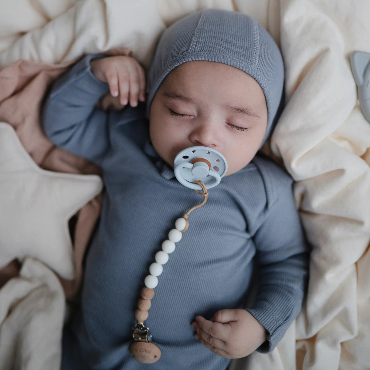 Baby Ribbed Bonnet Hat
