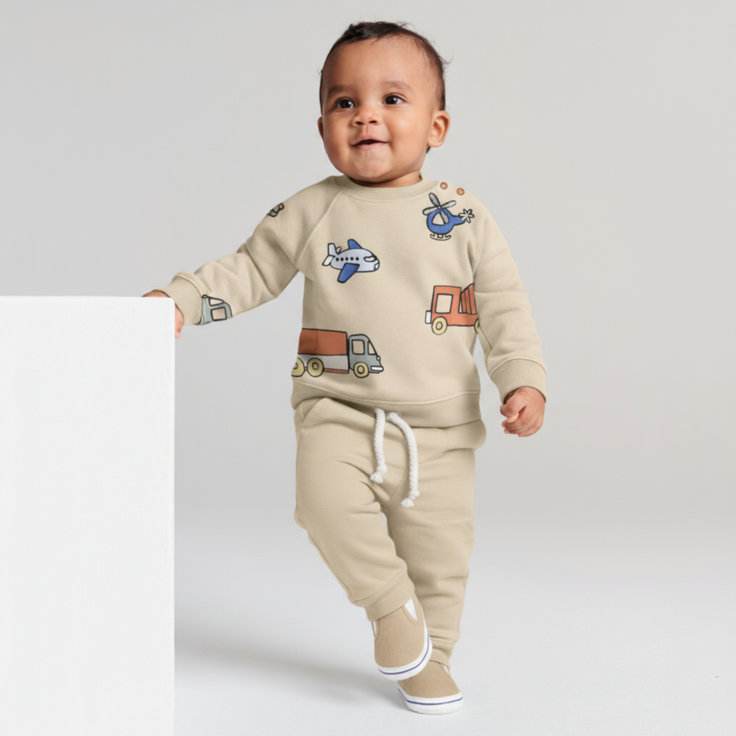 Ensemble de jogging en coton Travel Boy