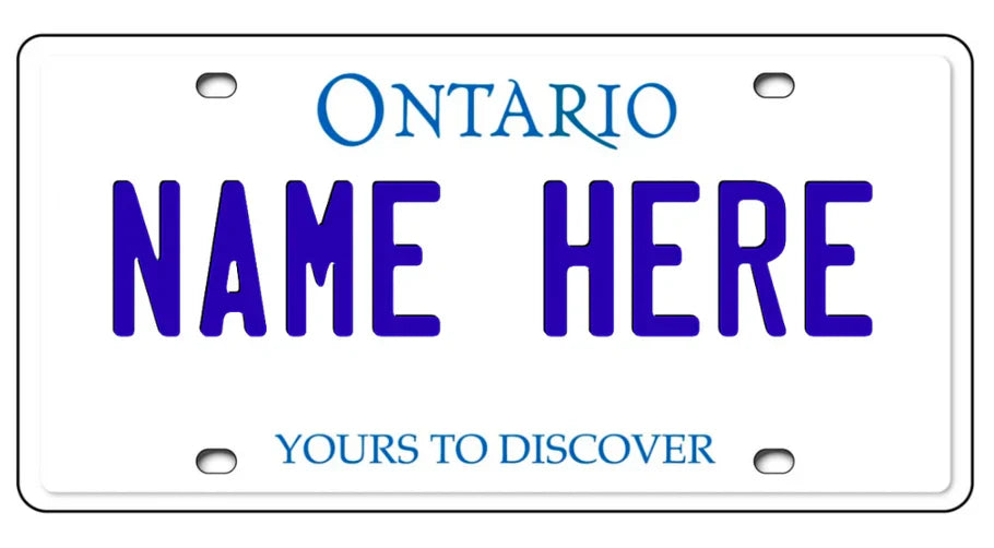 Plaque d'immatriculation personnalisée pour voiture d'enfant