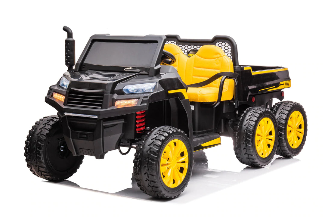 TRACTEUR 6 ROUES 2026 24V 2 PLACES POUR ENFANTS AVEC TÉLÉCOMMANDE