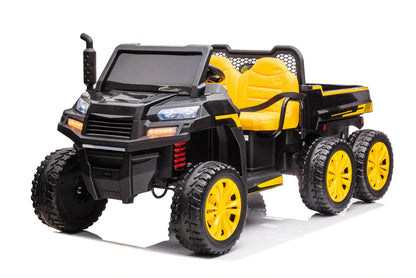 TRACTEUR 6 ROUES 2026 24V 2 PLACES POUR ENFANTS AVEC TÉLÉCOMMANDE