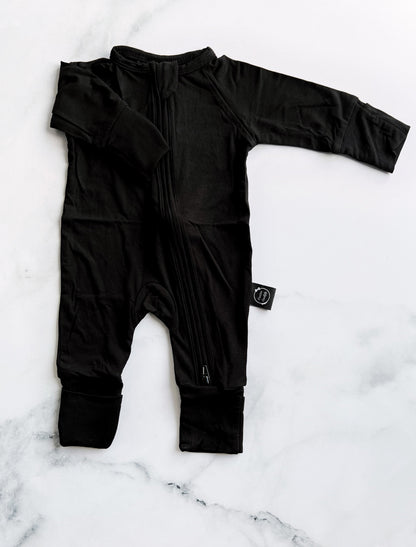 Pyjama réglisse noir en bambou