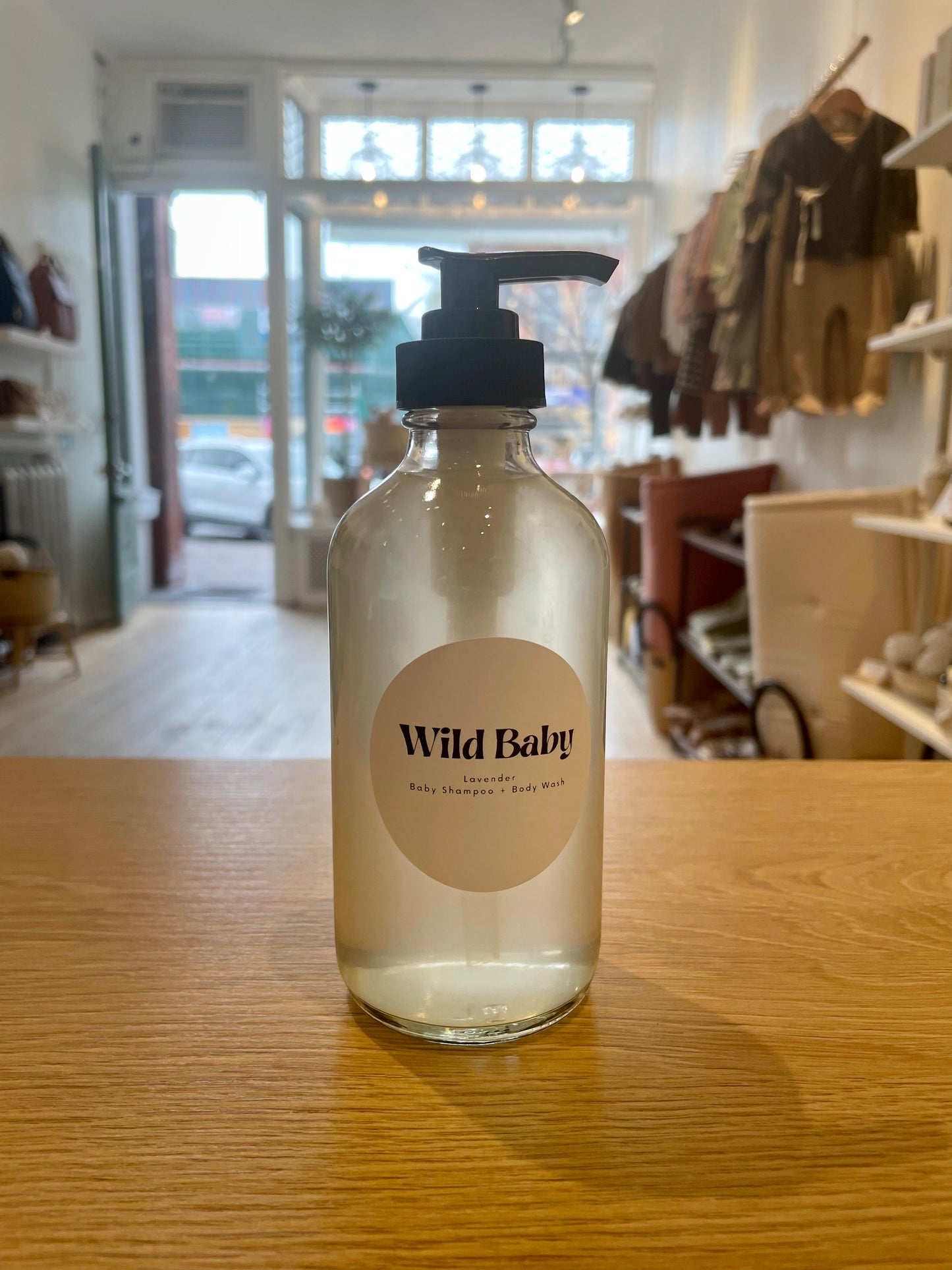Shampooing et nettoyant corps bébé à la lavande