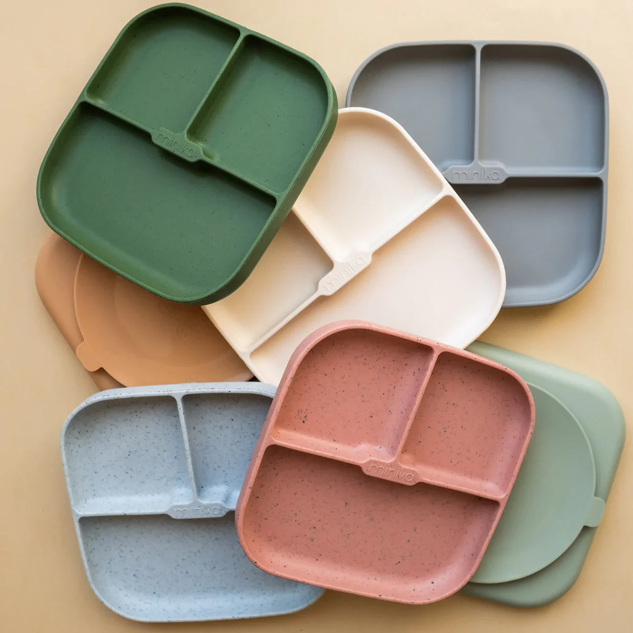 Assiette à ventouse en silicone