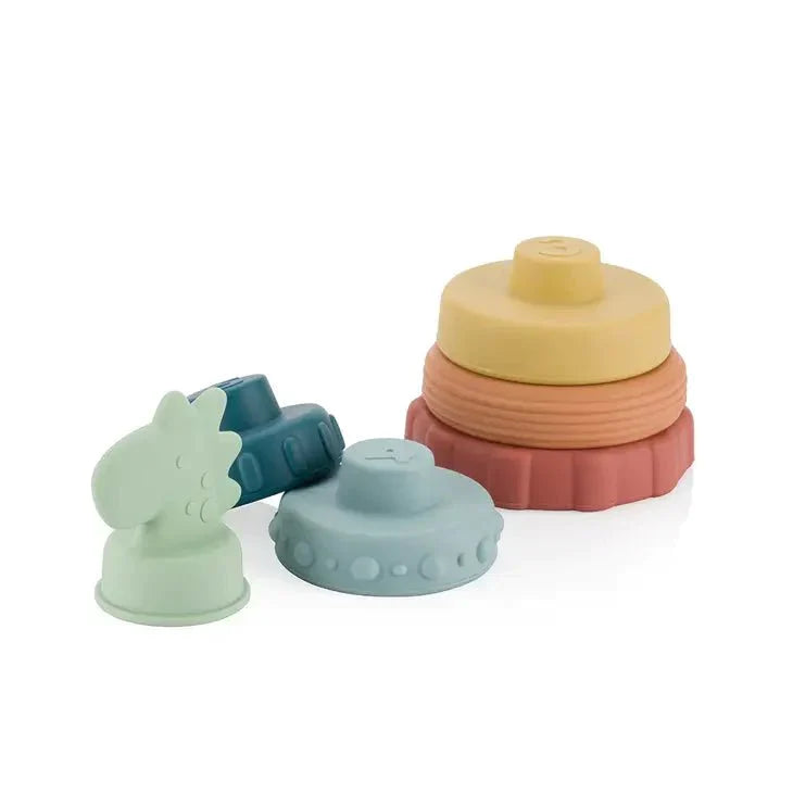 Silicone Stacking and Teething Toy