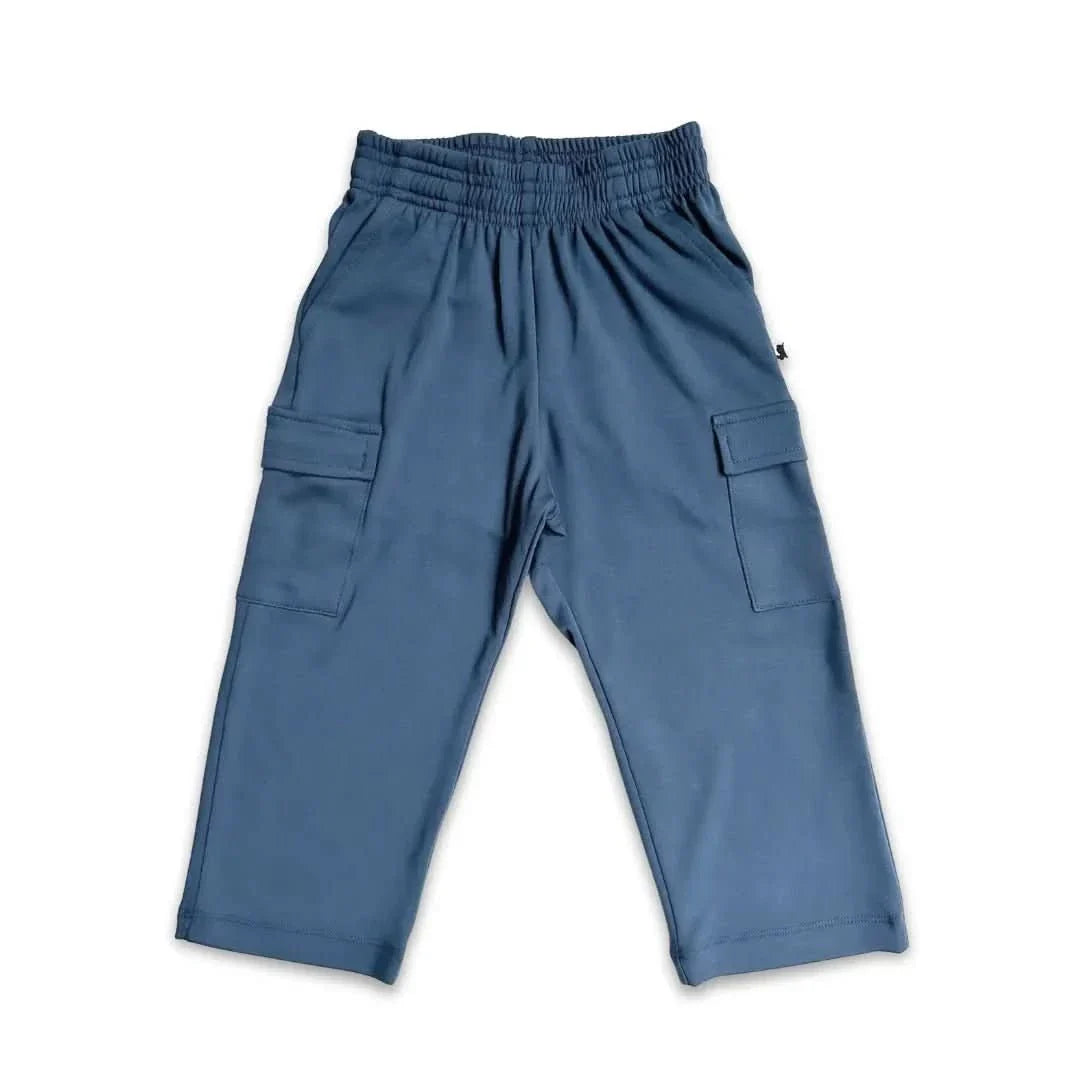 Kids' Bamboo Cargo Pants | Navy