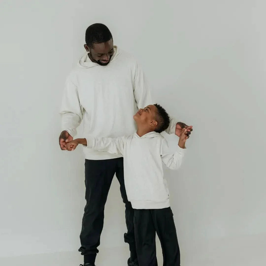 Kids' Lightweight Bamboo Hoodie With Side Seam Pockets | Burnt Brick