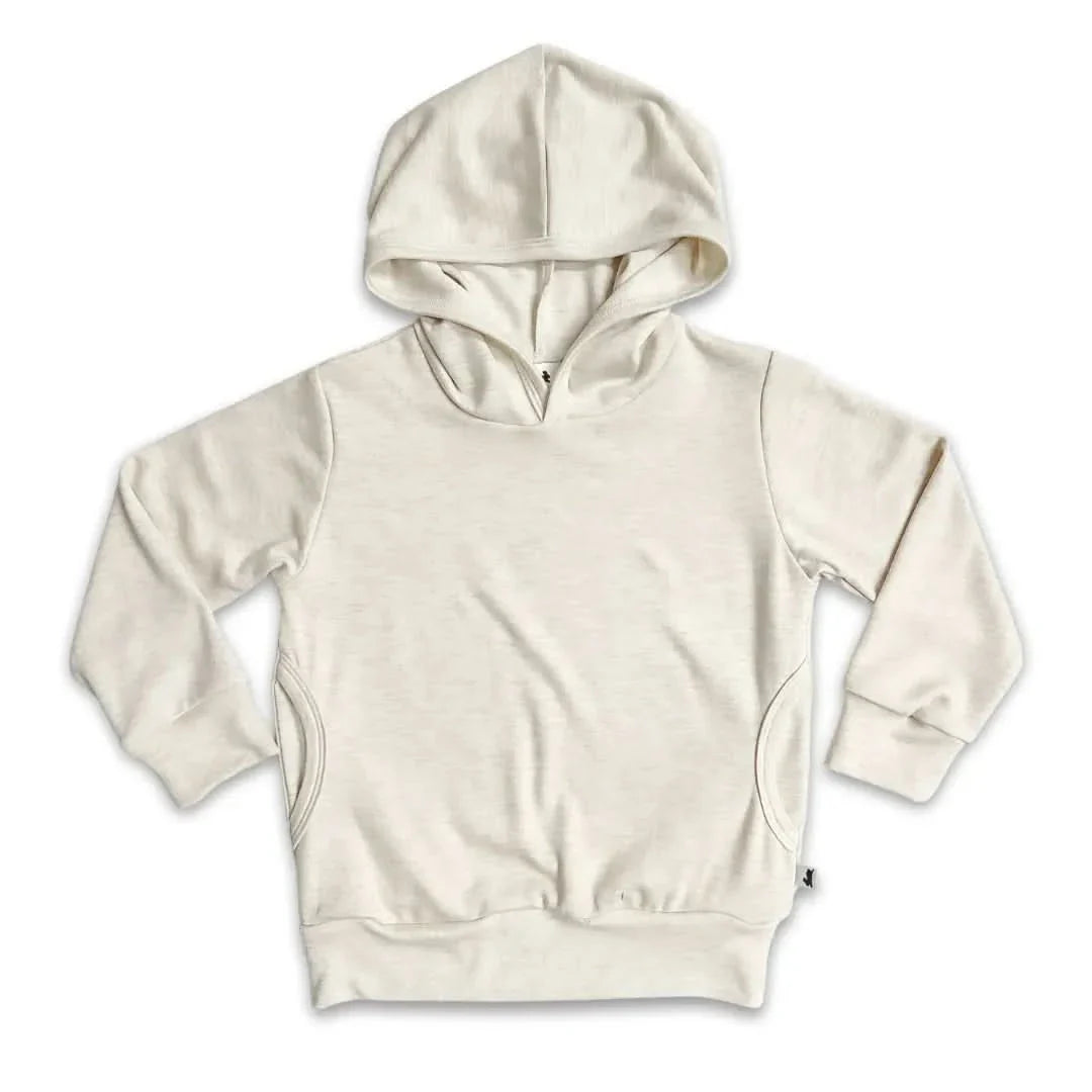 Kids' Lightweight Bamboo Hoodie With Side Seam Pockets | Burnt Brick