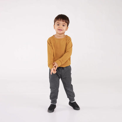 Pantalon de jogging léger en bambou pour bébé/enfant | Anthracite