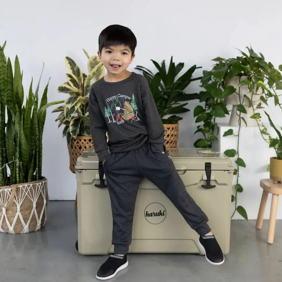 Baby/Kids' Lightweight Bamboo Joggers | Leaf Green