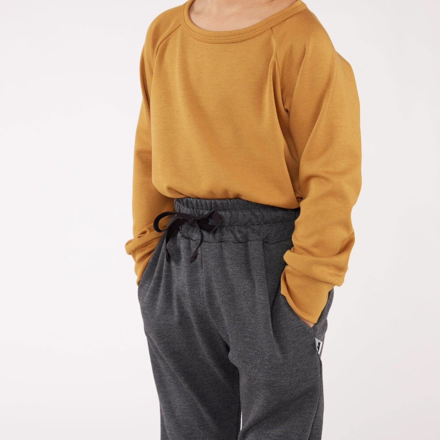 Baby/Kids' Lightweight Bamboo Joggers | Charcoal