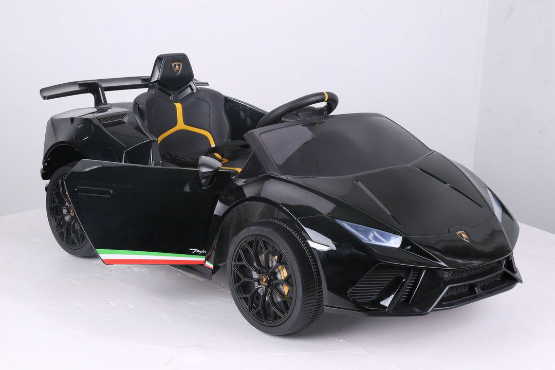 Voiture électrique Lamborghini Huracan DELUXE 12V 2026 pour enfants avec télécommande