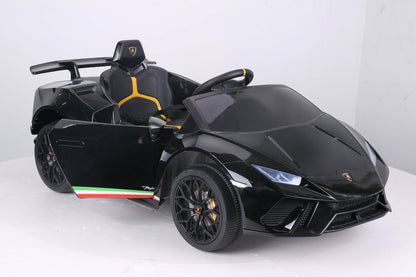 Voiture électrique Lamborghini Huracan DELUXE 12V 2026 pour enfants avec télécommande