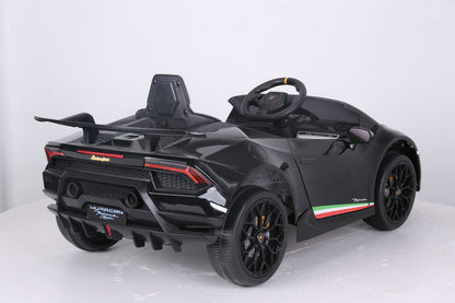Voiture électrique Lamborghini Huracan DELUXE 12V 2026 pour enfants avec télécommande