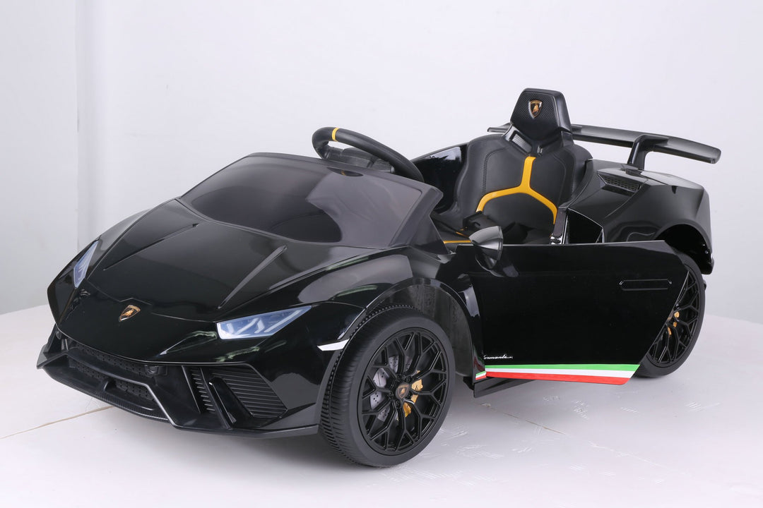 Voiture électrique Lamborghini Huracan DELUXE 12V 2026 pour enfants avec télécommande