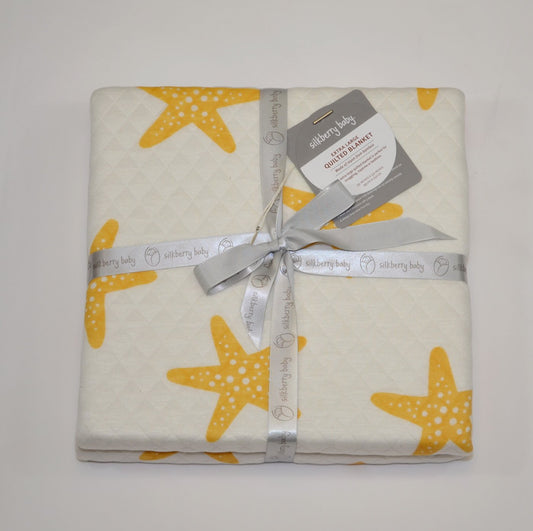 Grande couverture matelassée en bambou — Starfish