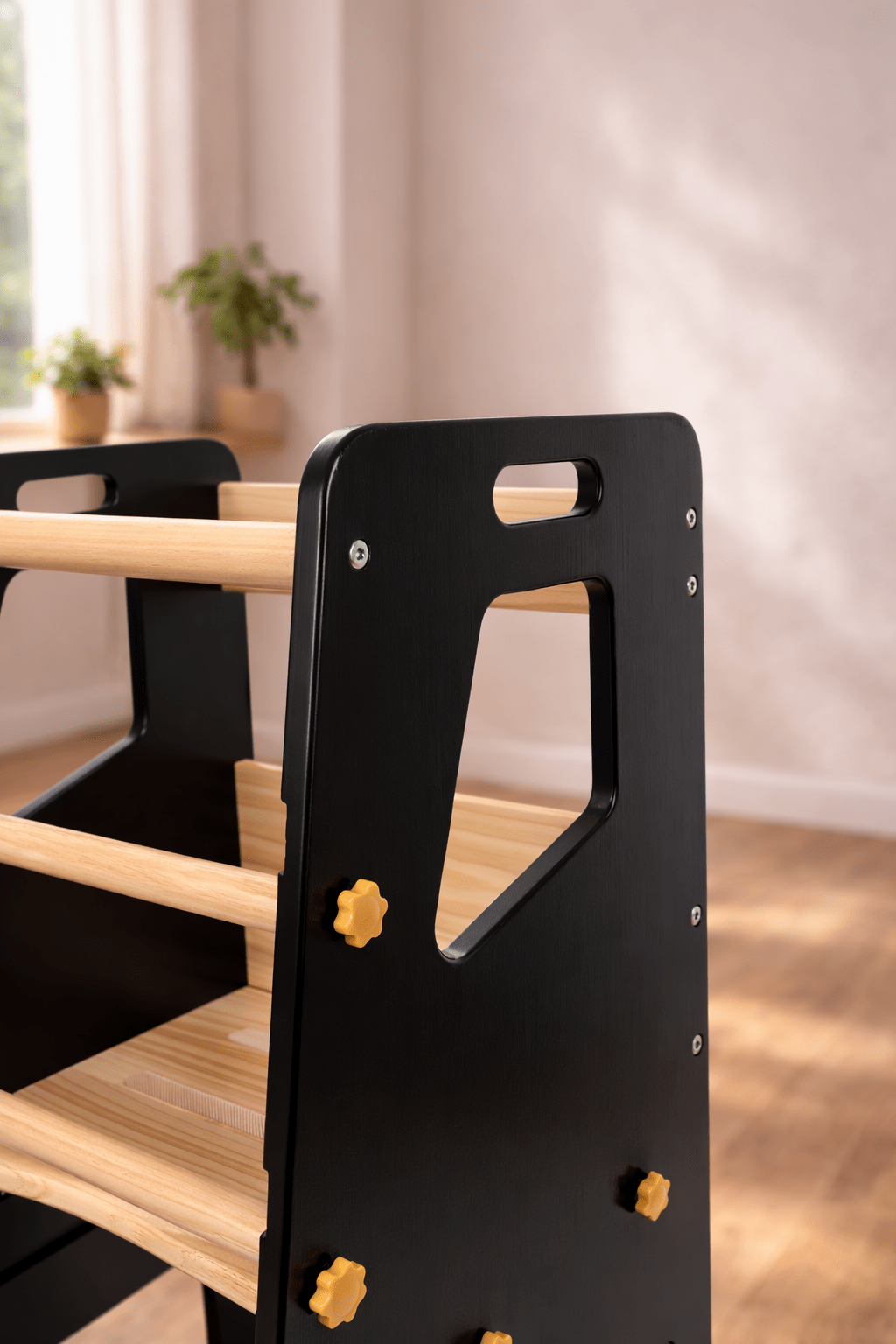Tour d'apprentissage - Tabouret d'aide de cuisine - Noir
