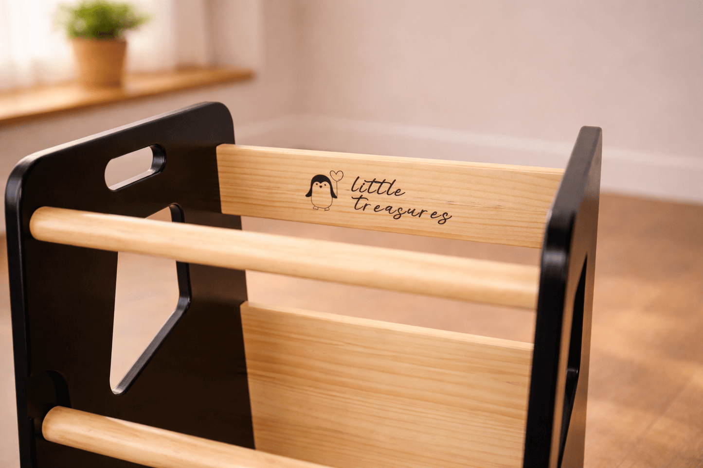 Tour d'apprentissage - Tabouret d'aide de cuisine - Noir