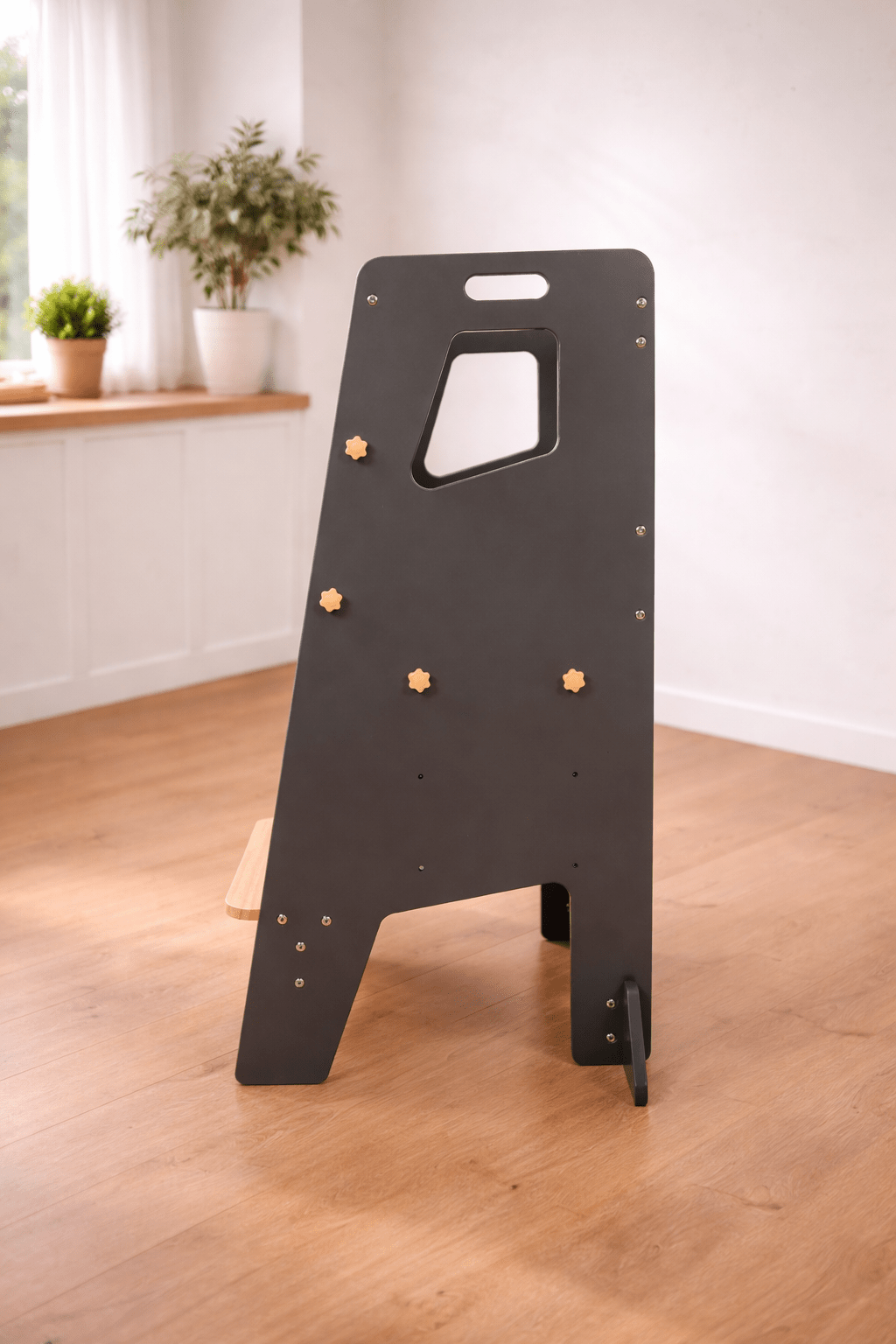 Tour d'apprentissage - Tabouret d'aide de cuisine - Gris foncé