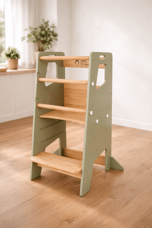 Learning Tower - Kitchen Helper Stool - Sage