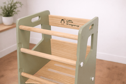 Tour d'apprentissage - Tabouret d'aide de cuisine - Sauge