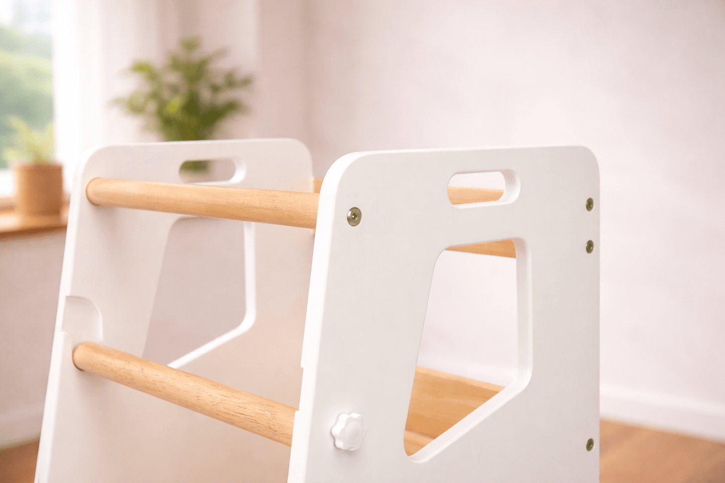 Tour d'apprentissage - Tabouret d'aide de cuisine - Blanc