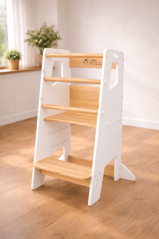 Learning Tower - Kitchen Helper Stool - White
