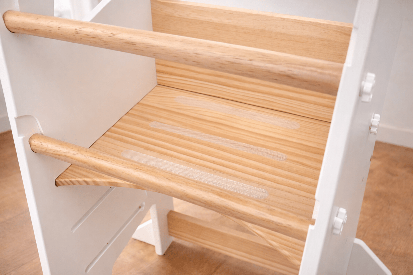 Tour d'apprentissage - Tabouret d'aide de cuisine - Blanc