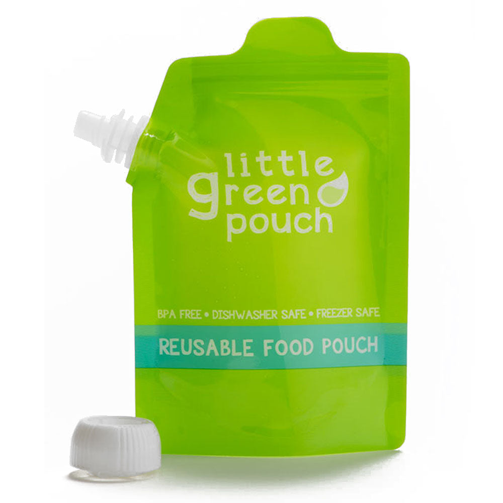 Little Green Pouch - 7oz. (4 pack) || Pochette Alimentaire Réutilisable – 7 oz. (Paquet de 4)