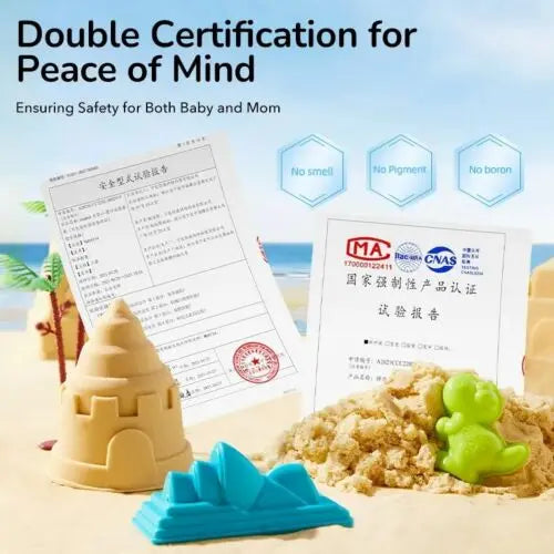 Magic Sand Play Set (2 Kg With 25 Accessories)
