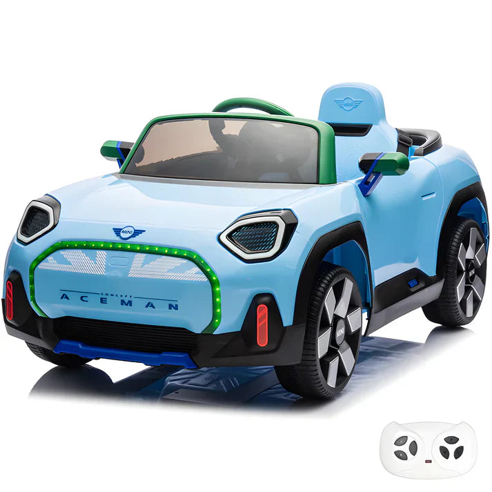 Mini Aceman 12 V électrique pour enfants avec télécommande (modèle 2026)