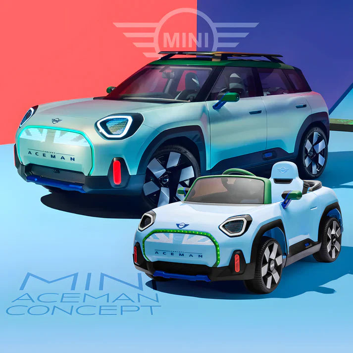 Mini Aceman 12 V électrique pour enfants avec télécommande (modèle 2026)