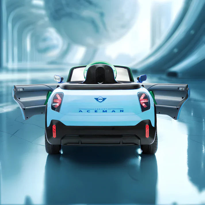 Mini Aceman 12 V électrique pour enfants avec télécommande (modèle 2026)