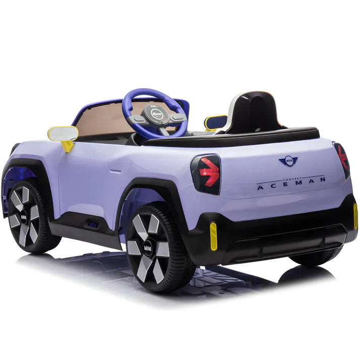 Mini Aceman 12 V électrique pour enfants avec télécommande (modèle 2026)