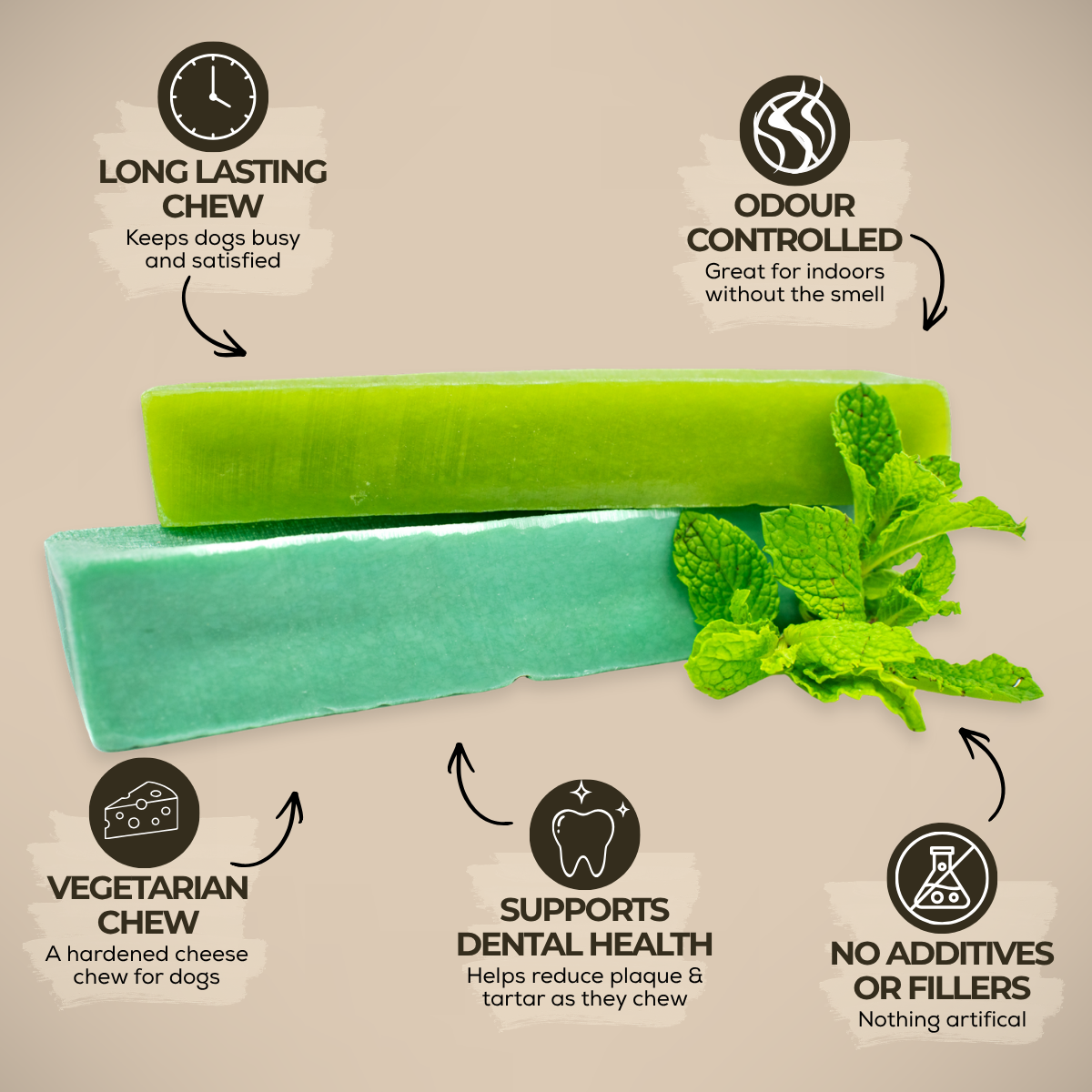 Mint Himalayan Yak Chew (MEDIUM)