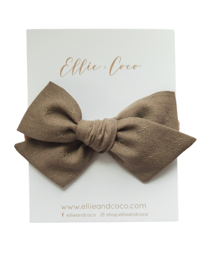 Boucle surdimensionnée X's | Mocha