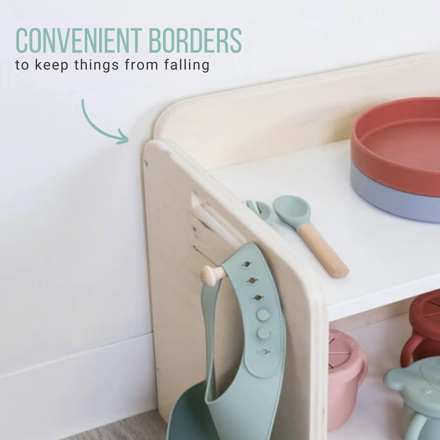 Étagère PAPAYA - Mini-étagère d'organisation Montessori