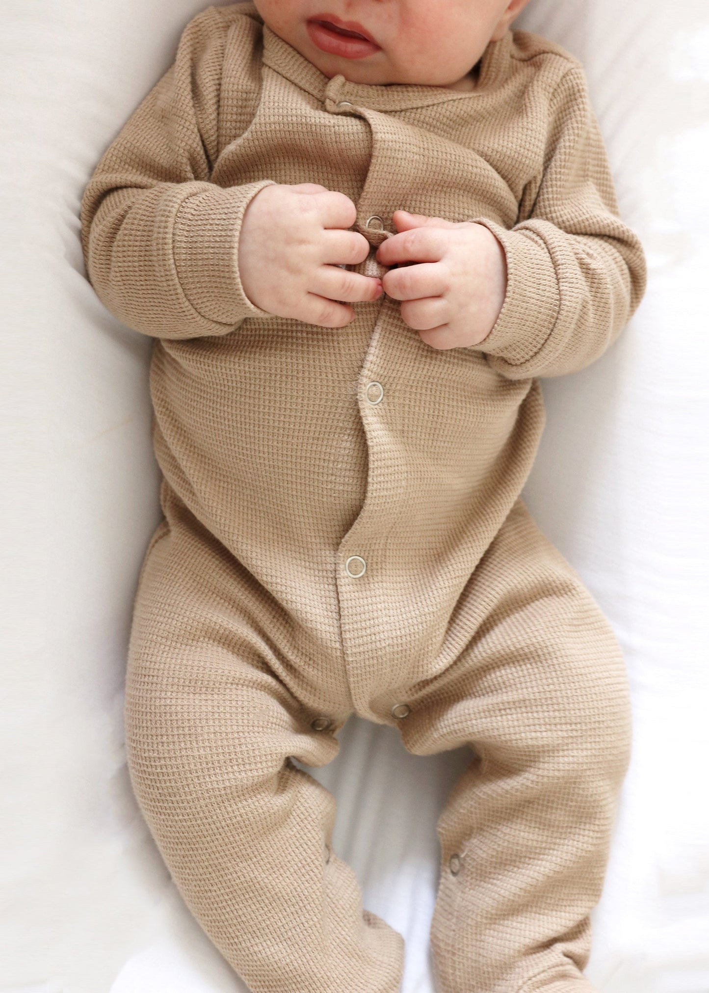 Pyjama gaufré crème