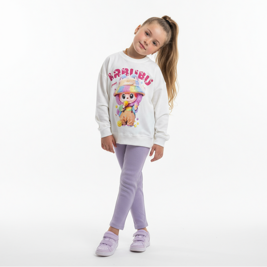 Ensemble legging La-Bu-Bu Princesse pour filles