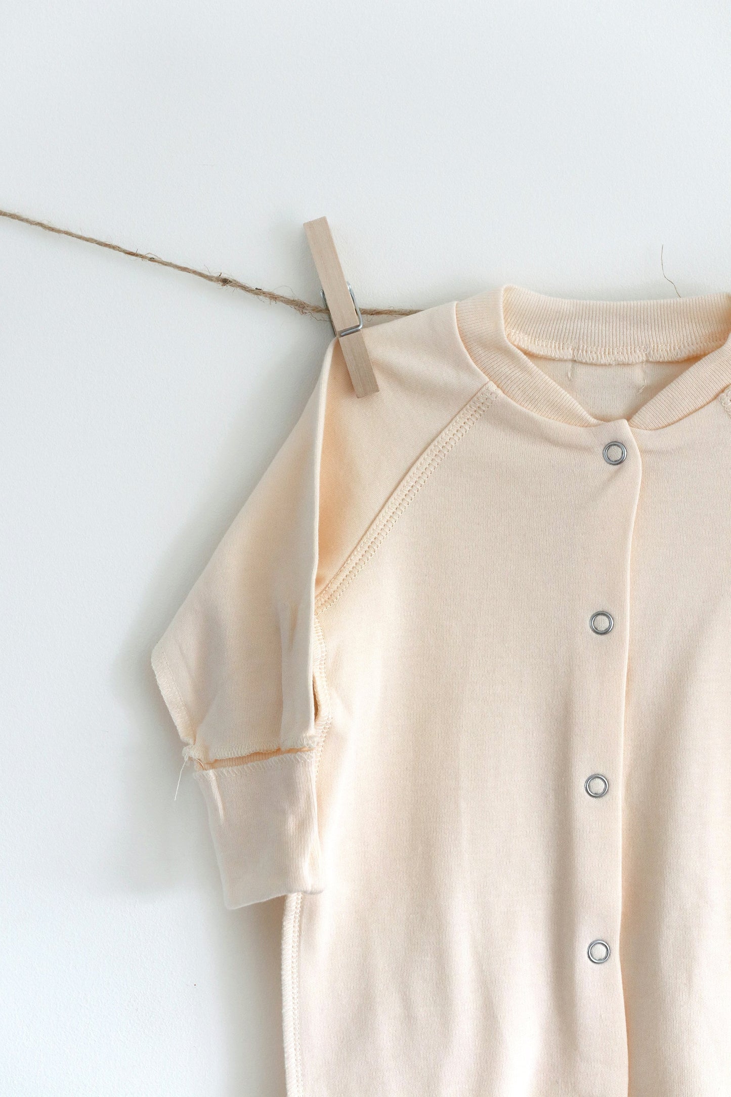 Topsy-Turvy Sleepsuit Peach