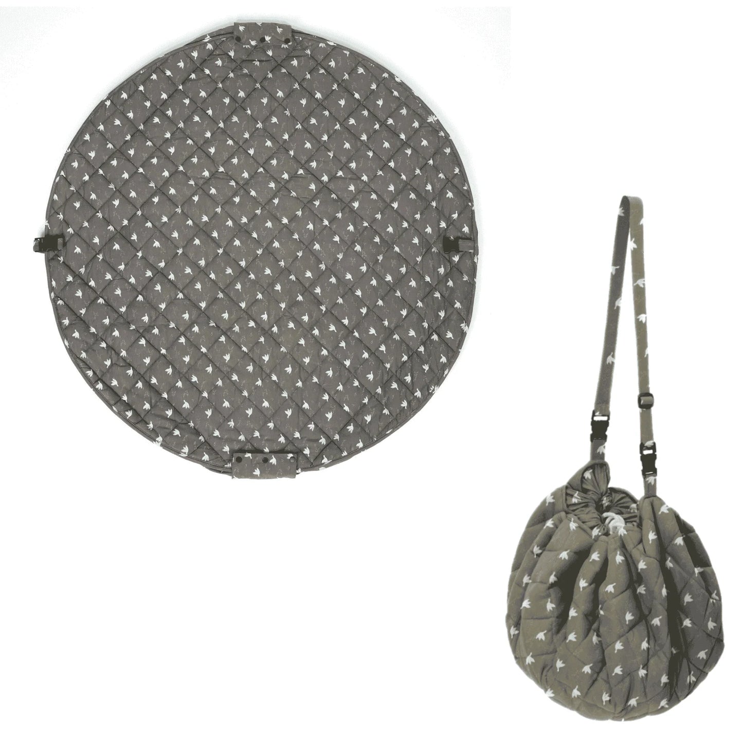 Tapis et sac bébé doux bio | Oiseaux | play&go