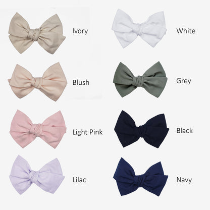 Grandes boucles pour bébé – 14 couleurs offertes
