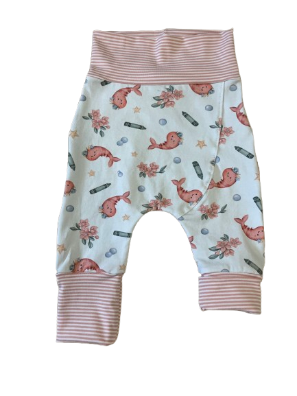 Shrimp & Crayon Grow-with-Me Pants
