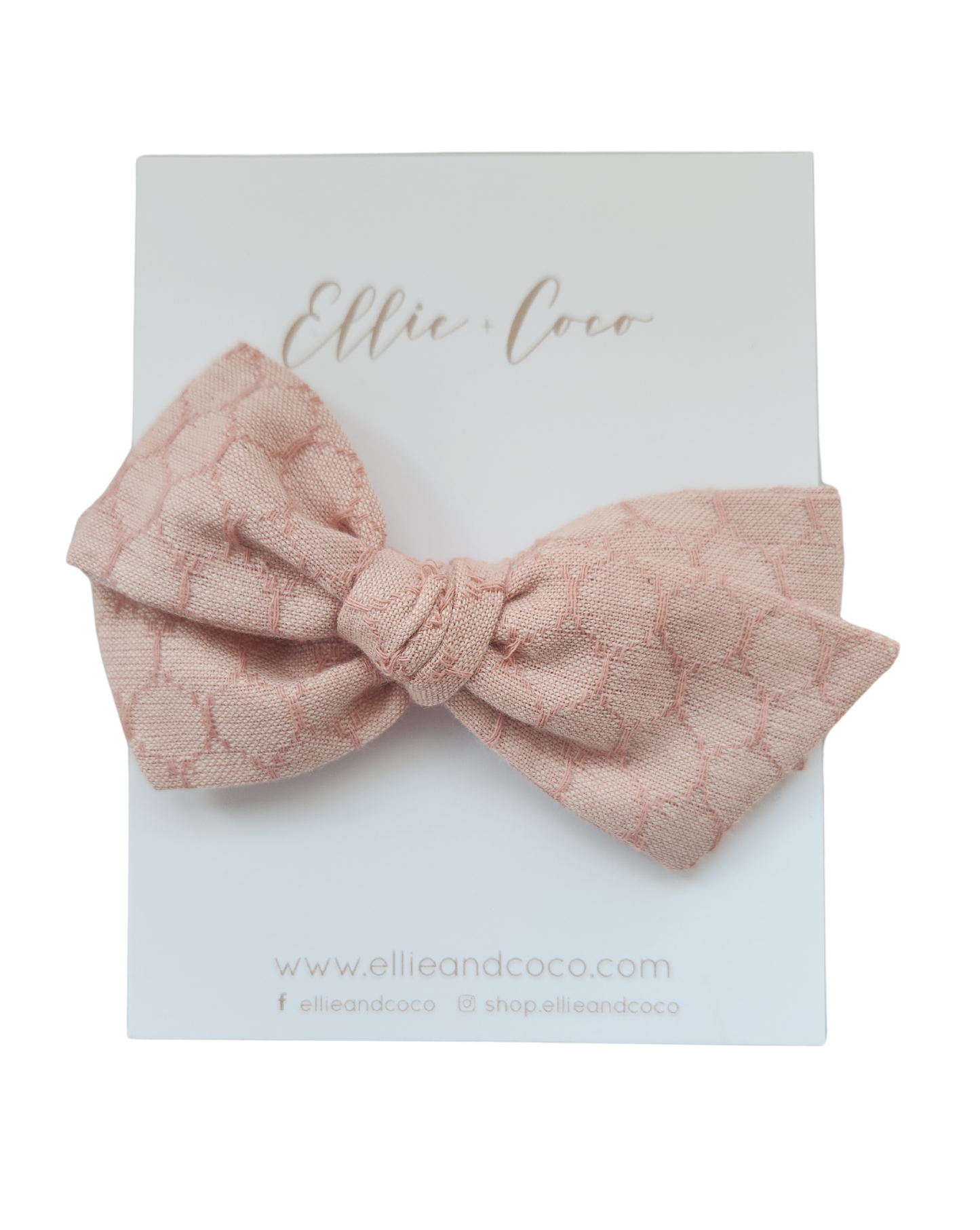 Boucle surdimensionnée Pink Honeycomb