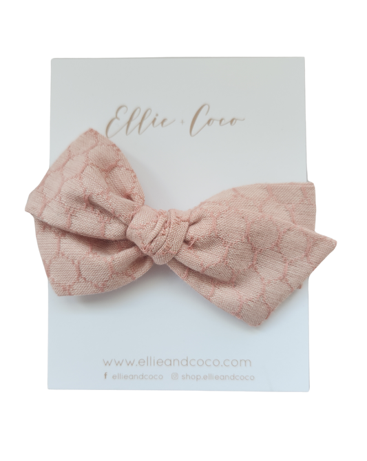 Boucle surdimensionnée Pink Honeycomb